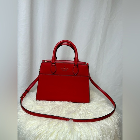 NWOT Kate Spade Cherry Red Satchel - Picture 2 of 3